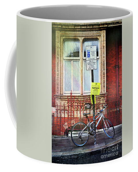 London Coffee Mug featuring the photograph Westminster Bicycle by Craig J Satterlee