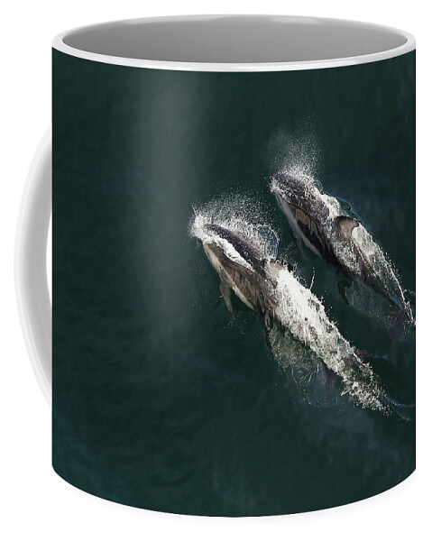 Whale Coffee Mug featuring the digital art Whale by Maye Loeser