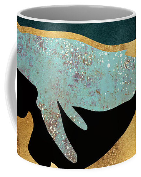  Coffee Mug featuring the digital art Whale Song by Spacefrog Designs