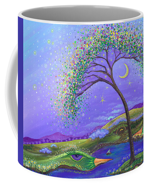 Dreamscape Coffee Mug featuring the painting What a Wonderful World by Tanielle Childers