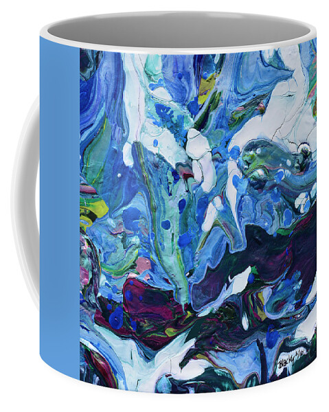 Modern Coffee Mug featuring the painting When Dreams Evaporate by Donna Blackhall