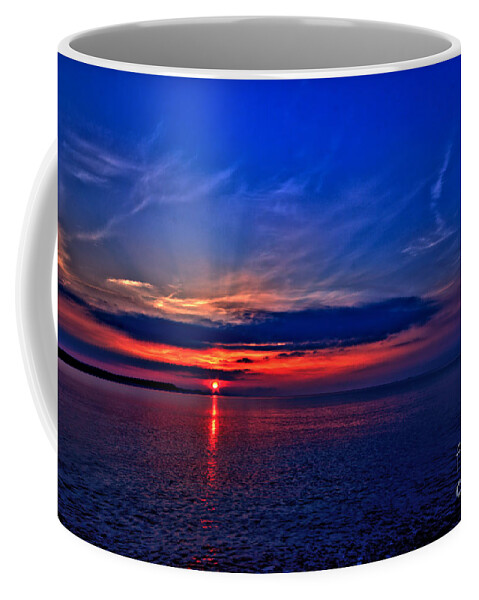 Seascape Coffee Mug featuring the photograph When i'm feeling Blue by Baggieoldboy