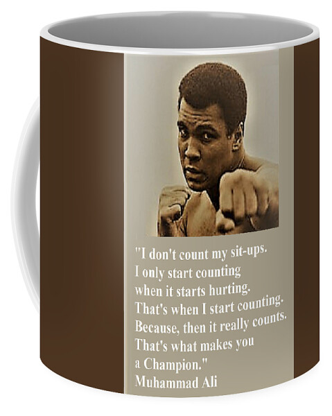 When It Counts Coffee Mug featuring the digital art When It Counts by Adenike AmenRa