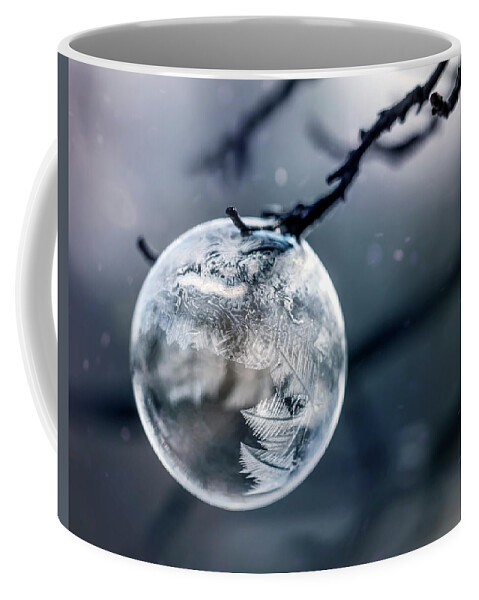 Ball Coffee Mug featuring the photograph When the world freezes by Jaroslaw Blaminsky