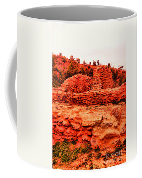 Ruins Coffee Mug featuring the photograph Where ancient ghosts remember by Jeff Swan