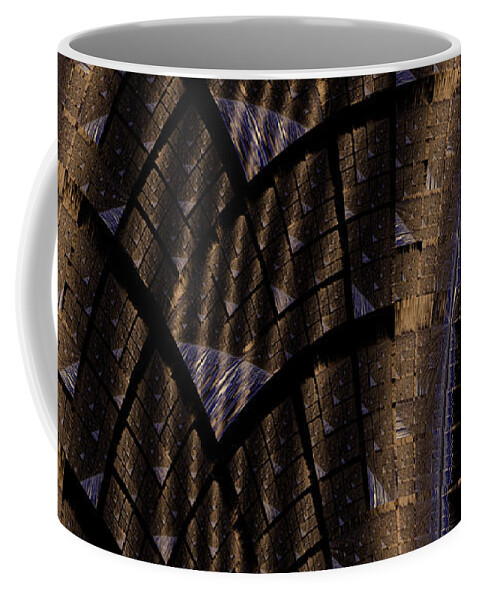 Vic Eberly Coffee Mug featuring the digital art Where the Rubber Meets the Road by Vic Eberly