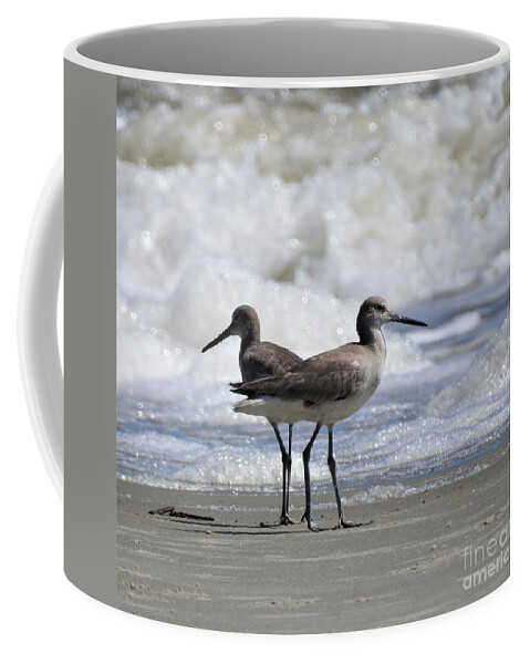 Coastal Coffee Mug featuring the photograph Which Way by Jan Gelders