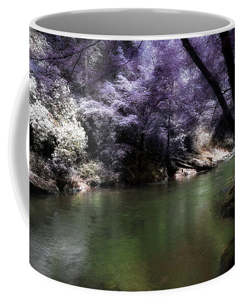 River Coffee Mug featuring the photograph Whispering Obsession by Mike Eingle