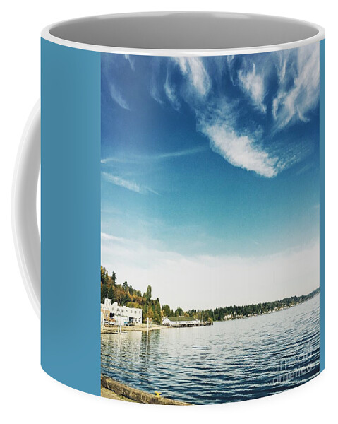 Clouds Coffee Mug featuring the photograph Whispy Northwest Days by LeLa Becker