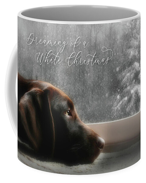 Christmas Coffee Mug featuring the photograph White Christmas by Lori Deiter