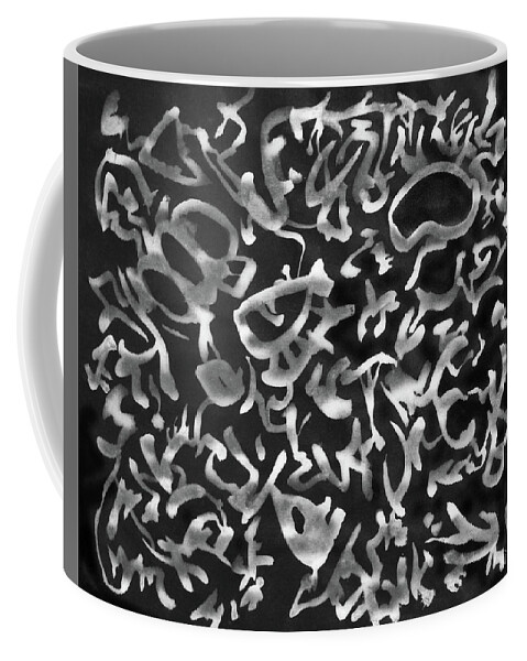 White On Black Coffee Mug featuring the photograph White On Black by Mark Blauhoefer