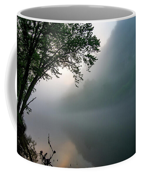 Landscape Coffee Mug featuring the photograph White River Morning by Adam Reinhart