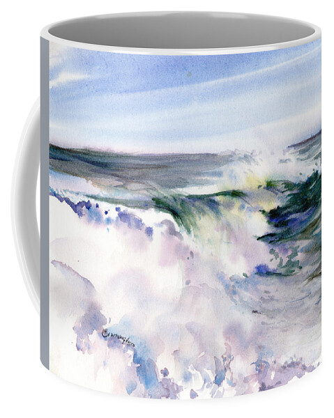 Visco Coffee Mug featuring the painting White Water by P Anthony Visco