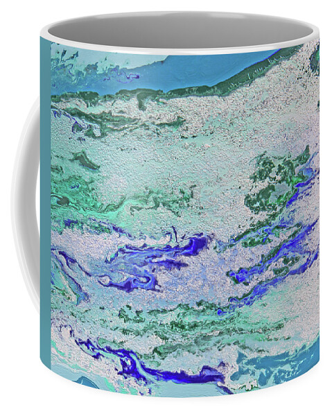 Fusionart Coffee Mug featuring the painting Whitewater by Ralph White