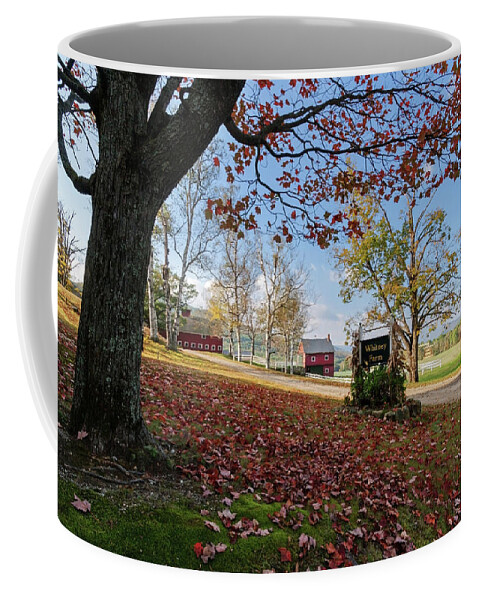 Landscape Coffee Mug featuring the photograph Whitney Farm by Brett Pelletier