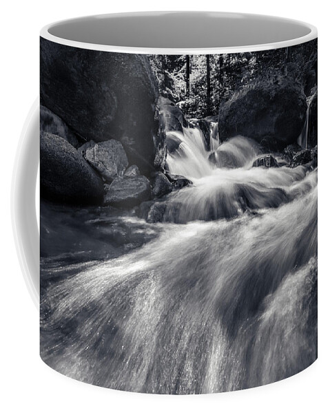 Nature Coffee Mug featuring the photograph wild creek in Harz Mountains, Germany by Andreas Levi