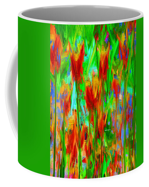 Rafael Salazar Coffee Mug featuring the digital art Wild Flowers by Rafael Salazar
