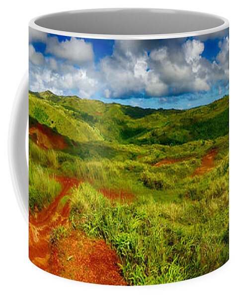 Pristine Coffee Mug featuring the photograph Wilderness of Guam by Amanda Jones