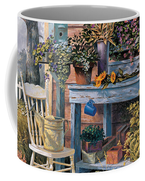 Michael Humphries Coffee Mug featuring the painting Wildflowers by Michael Humphries