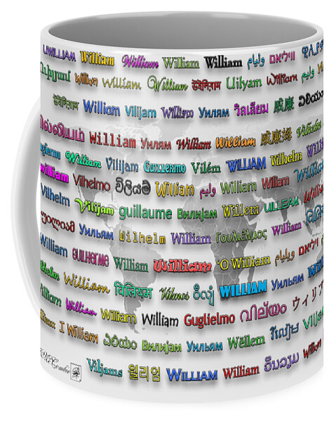 Mccombie Coffee Mug featuring the digital art William by J McCombie