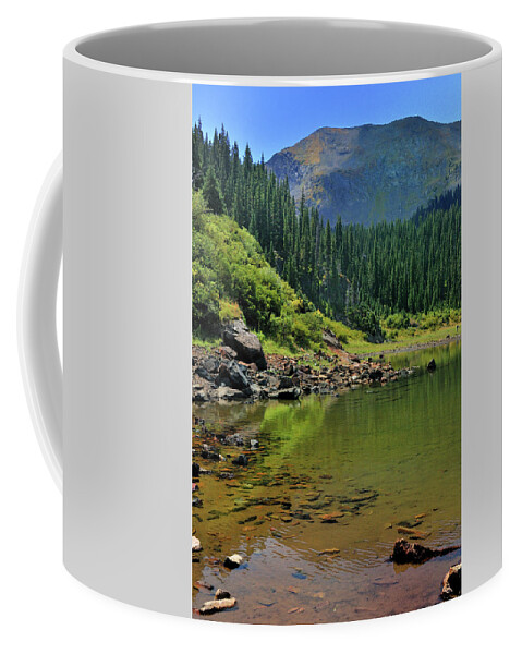 Mountain Coffee Mug featuring the photograph Williams Lake by Ron Cline