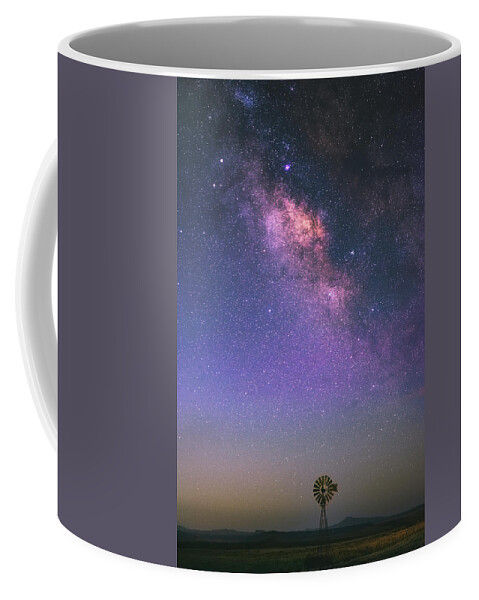 Milky Way Coffee Mug featuring the photograph Wind and Stars by Darren White