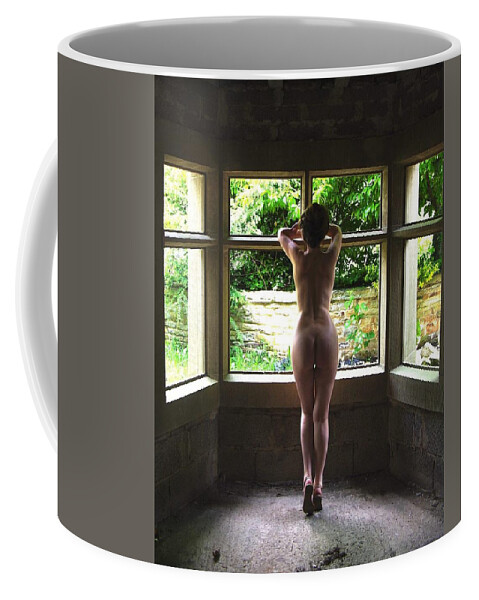Derilict Coffee Mug featuring the photograph Window Framed by Asa Jones