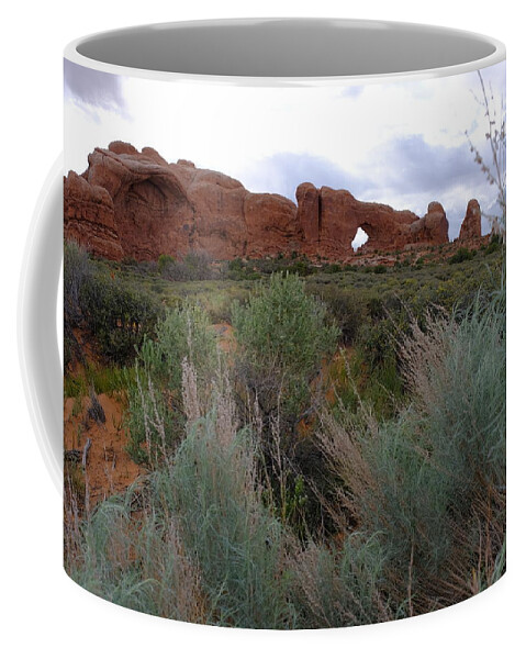 Nature Coffee Mug featuring the photograph Window in time by Jessica Myscofski