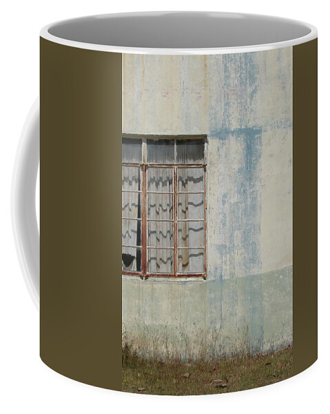 Glass Coffee Mug featuring the photograph Anahuac Station by Russell Owens