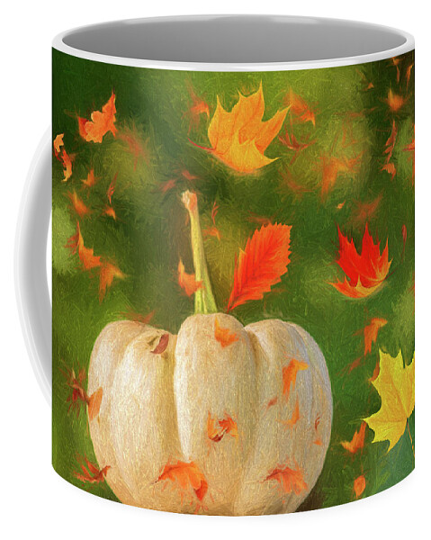 Autumn Coffee Mug featuring the photograph Winds of Autumn by Cathy Kovarik