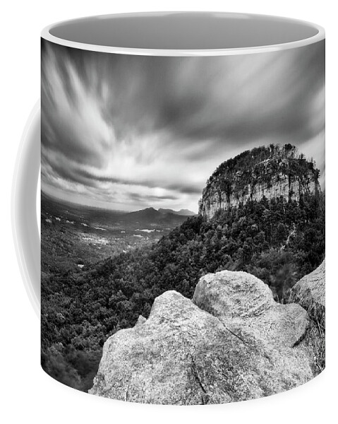 Black And White Coffee Mug featuring the photograph Windy Day by Patrick Lynch