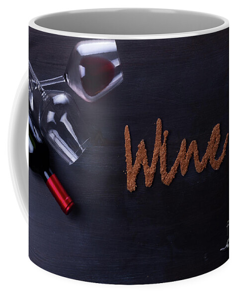 Wine Coffee Mug featuring the photograph Wine O'Clock by Anastasy Yarmolovich