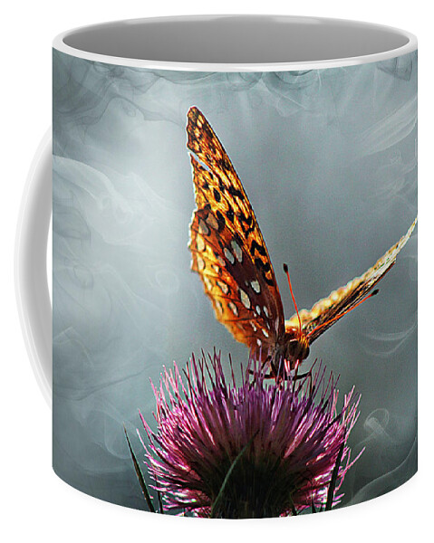 Butterfly Coffee Mug featuring the photograph Winged Things by Jessica Brawley