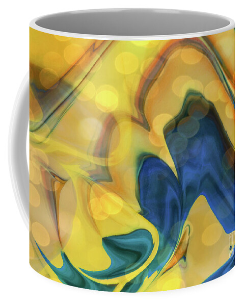 Abstract Coffee Mug featuring the photograph Wings of the Dove by Patti Schulze