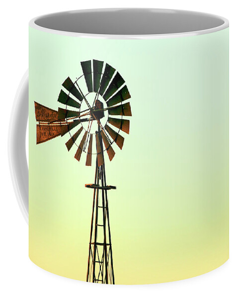 Windmill Coffee Mug featuring the photograph Winmill Tint by Todd Klassy