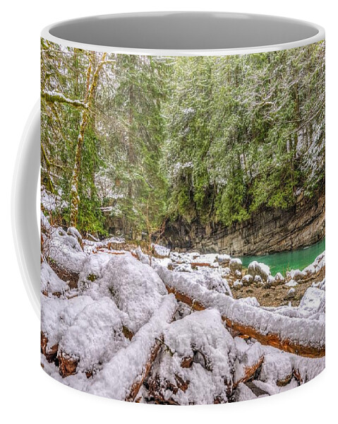 Winter Landscape Coffee Mug featuring the photograph Winter at Eagle Falls by Spencer McDonald