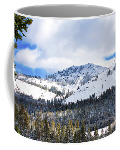 Sierra Nevada Mountains Coffee Mug featuring the photograph Winter Beauty by Jim Thompson