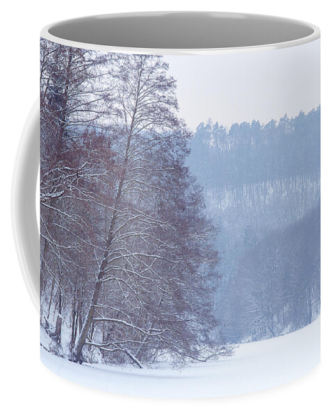 Jenny Rainbow Fine Art Photography Coffee Mug featuring the photograph Winter Blues by Jenny Rainbow