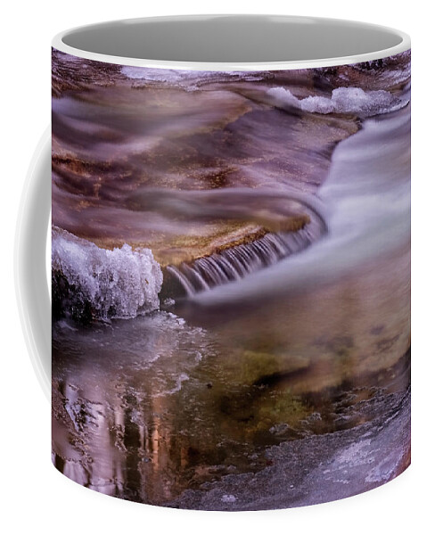 Stickney Brook Coffee Mug featuring the photograph Winter Brook by Tom Singleton