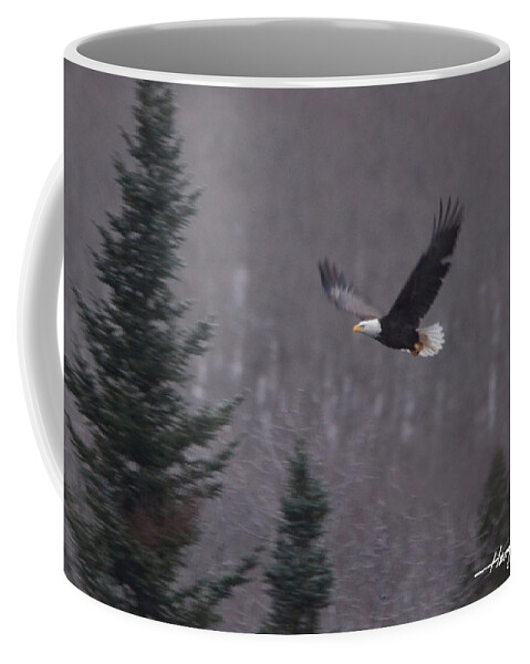 Bird Coffee Mug featuring the photograph Winter Eagle by Harry Moulton