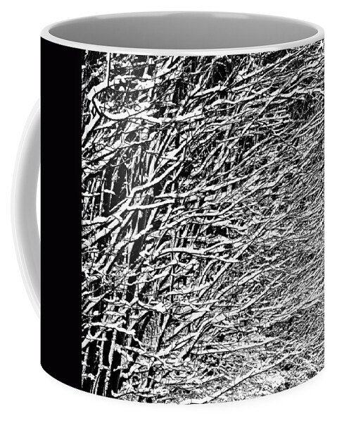 Abstract Coffee Mug featuring the photograph Winter by Gert Lavsen