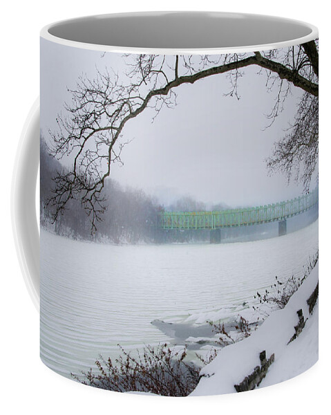 Winter Coffee Mug featuring the photograph Winter in East Falls by Bill Cannon