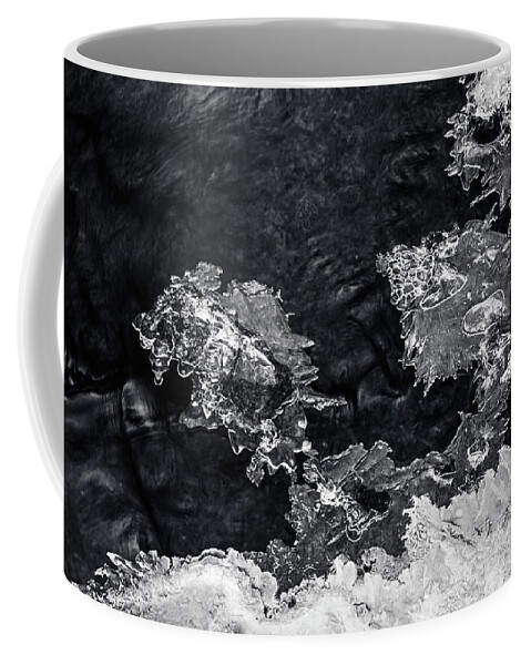 Jenny Rainbow Fine Art Photography Coffee Mug featuring the photograph Winter Patterns 2. Frozen Nature by Jenny Rainbow