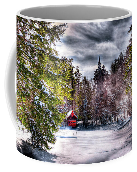 Winter Sunlight Coffee Mug featuring the photograph Winter Sunlight by David Patterson
