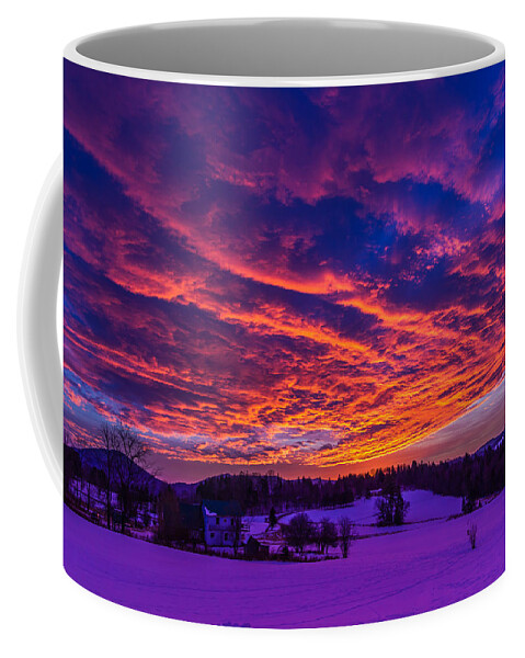 Sunrise Coffee Mug featuring the photograph Winter Sunrise by Tim Kirchoff