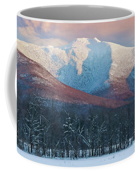 Winter Coffee Mug featuring the photograph Winter Sunset At Mount Mansfield by Alan L Graham