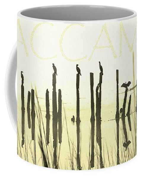 Nature Coffee Mug featuring the digital art Winter Waccamaw Mist by Deborah Smith