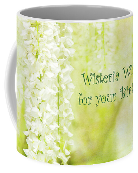 Conservatory Coffee Mug featuring the photograph Wisteria Wishes by Marilyn Cornwell