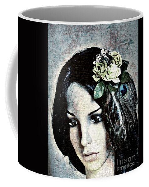 Lady Coffee Mug featuring the photograph Wistful Beauty by Onedayoneimage Photography