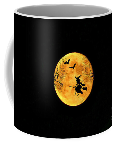 Moon Coffee Mug featuring the photograph Witch Hazel by Barbara S Nickerson